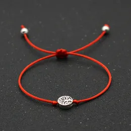 Braccialetti con filo rosso fortunato Braccialetti con albero della vita Gioielli fatti a mano per amicizia da donna