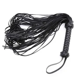 NXY SM Sex Adult Toy Productos Sexuales Para Adultos, Tejido Asa De Cuero La Pu Negro y Rojo Ajustable Borla Ltigo Reina Accesorios Suelto Para1220