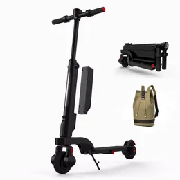 X6 Electric Kick Scooter 250W İki Tekerlek Elektrikli Scooters Şok Emici/Süspansiyon Taşınabilir E-Scooter 36V Yetişkinler için