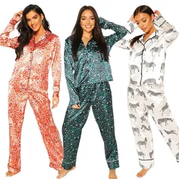 hot sell womens sleepwear pajama sets good quality sleep tops + bottoms fashion luxury unisex breathable elegant Ladies clothing H1609