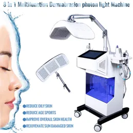 8-in-1-Hydra-Dermabrasions-Schönheitsgerät mit Photonenlichttherapie-Hautverjüngungs-Hautpflegegerät