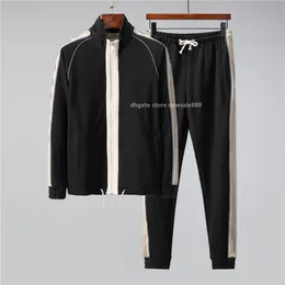 Nowe Mężczyźni Dres Suits Garnitury Sporty Mężczyźni Bluzy Kurtki Dresy Jogger Garnitury Kurtka Pants Ustawia Czarne Mężczyźni Kurtka Zestawy Sporting Suit Sets M-3XL