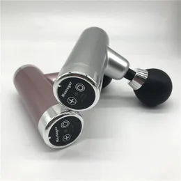 4 Cor Professional Mini USB Elétrico Fáscia Arma Profundo Terapia Muscular Vibrador Forma de Dores Massagem Massageira Massager