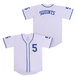 The Sandlot #5 Michael Squints Men Stitched Movie Baseball Jersey Gray Color
