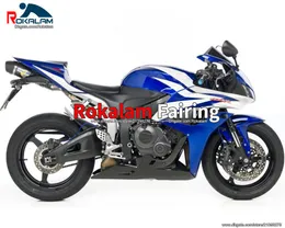 2007 2008 CBR 600 RR تخصيص دراجة نارية هيكل السيارة لهوندا CBR600RR F5 07 08 CBR 600RR 2008 2008 Blue Bodywork (حقن صب)