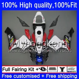 Bodys For HONDA CBR 600 White blk red CC RR 600CC CBR600RR 05 06 48HM.182 CBR 600RR F5 05 06 CBR600F5 CBR600 RR 2005 2006 Injection Fairings