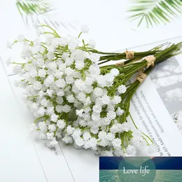 1 шт. 20см белый искусственный цветок декор для домашнего стола свадьба цветок пластиковые гипсофила поддельных цветов фотосполнения