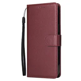 Custodie per cellulari con portafoglio rosso vino Borse per cellulari in pelle PU Coque Fundas Flip Cover posteriore per 13 pro max