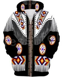 Tessffel Hint Yerli Kültürü Harajuku Rahat Renkli Eşofman Yeni Moda 3Dprint Unisex Hoodie / Hoodies / Fermuar Erkek Kadın S-2 C1116