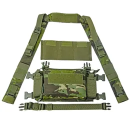 D3 Tactical Borst Rig Vest CRM H Harness M4 5.56 Magazine Plaats Platback Integreerbare Hunting Accessoires 500D Nylon 201214