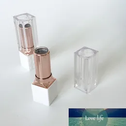 DHL 100PCS / LOT DIY 12,1 mm Lipstic Tube med magnetlock Matte frostat svart läppstift behållare Elegant chapstick läppbalsamrör