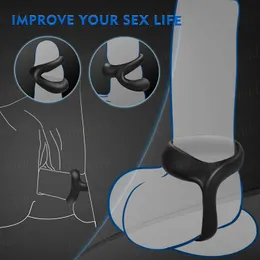 Anel de pênis para homens, masturbador masculino silicone, ferramenta ertica atraso na ejaculação, ampliação do pau, produtos ad