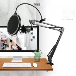 Стенд Microphone Desktop Mic Holder Tripod NB35 Live Contilever Кронштейн Универсальный микрофон Кронштейн Dropshipping