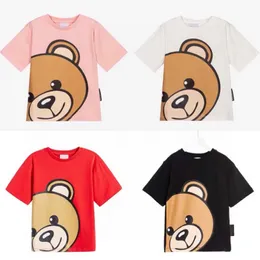 Kids T-Shirts Top Tees Girl Classic Letter Bear Cute Casual Boy Baby Clothes Comfortable Breathable Tshirt Multicolor Child Summer 4 Colors Style Fashion Clothing