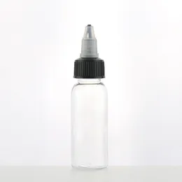 空の30ml 50ml 60ml 80ml 100ml 120ml透明なプラスチック化粧水ボトル、鋭い口蓋付き、安価な透明なエッセンシャルオイルマッサージオイルボトルフリーシップ