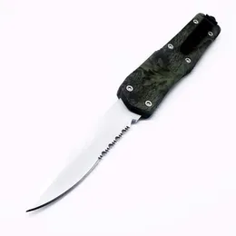 Mict big camo A07 9inch double action optional automatic auto Hunting folding fixed blade Pocket Knife Survival Knives Xmas gift