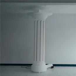 Colunas romanas infláveis ​​da decoração do palco personalizada com ventilador e tira do diodo emissor de luz para a discoteca ou a decoração do palco