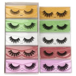 3D Mink Eyelashes Wholesale 10 styles 3d Mink Lashes Natural Thick Fake Eyelashes Makeup False Lashes Extension Sets and In Bulk