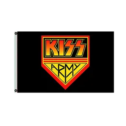KISS Army Memorial Flag 3x5ft Polyester Outdoor or Indoor Club Digital printing Banner and Flags Wholesale