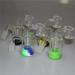 Glass Ash Catcher Bowl Bubbler narghilè 10mm 14mm 18mm Maschio Femmina Calabash Ashcatcher Ciotole per vetro Acqua Bong Dab Rigs Tubi di fumo