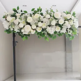 50cm DIY flower row Acanthosphere Rose Eucalyptus wedding decor flowers rose peony hydrangea plant mix arch artificial fl