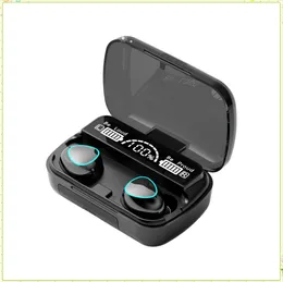 M10 TWS Bluetooth auricolare auricolare senza fili auricolari stereo auricolari sportivi touch watyerproof auricolari auricolare con microfono 2000mah al dettaglio