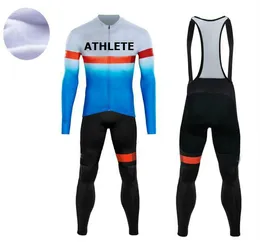 Winter 2024 Pro Team CYCLING jersey 19D gel pad bike Pants ropa ciclismo men Thermal fleece BICYCLE Maillot Culotte clothing