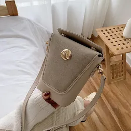 Projektant - matowe woreczki damskie Nowe Moda Kobiety Messenger Torba Design Bucket Bag
