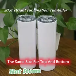 Local Warehouse! ! ! 20oz sublimation tumblers for hot Printing Digital Baking Cup Machine in Bulk Wholesale B3