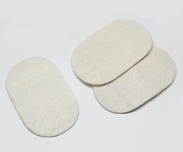 Naturlig loofah diskmaskin pensel oval åtta formade vita färgpottskål kök rena borstar död hud bad duschverktyg sn3492