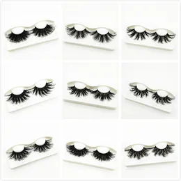 5D 25mm 3D Mink Eyelashes 23 styles Eye makeup Mink False lashes Soft Natural Thick Fake Eyelashes Eye Lashes Extension Beauty Tools