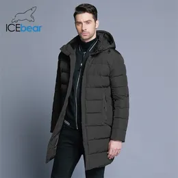 Buzbear Kış Ceket Erkekler Şapka Ayrılabilir Sıcak Coat Nedensel Parkas Pamuk Yastıklı Kış Ceket Erkek Giyim MWD18821D 201023