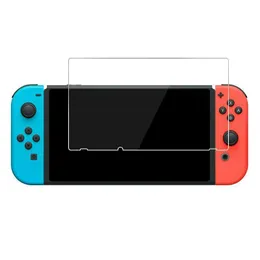 2,5D 9H Härdad glasskärmsskydd Skyddsfilm för Nintendo Switch Lite med OPP-väska