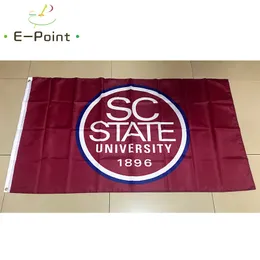 NCAA South Carolina State Buldogs Flag 3 * 5FT (90 cm * 150 cm) Poliester Flagi Transparent Dekoracja Latająca Home Ogród Ogród Flagg Uroczysty prezenty