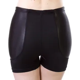 Sponge Wyściełane majtki Naprawiono sponge Hip Hipning Bezpieczeństwo Krótkie spodnie Push Hip Up Crossdresser Fałszywe Butt Hip Enhancer Majtki 201112