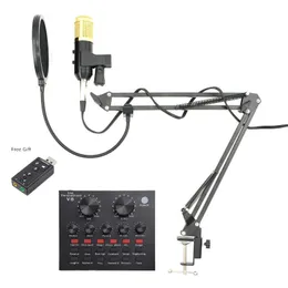 BM 900 Mikrofon Set Professional Condenser USB-микрофон для компьютера BM 800 Обновленная аудиостудия голосовая запись KTV