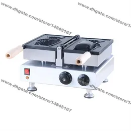 110V 220V Nonstick Commercial Electric Deep Mouth Fish Waffle Iron Ice Cream Taiyaki Machine Maker Baker