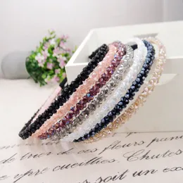 Shinny Crystal Headbands Beaded Hair Hoop Diamond HairBand for Women Rhinestone head Accessories