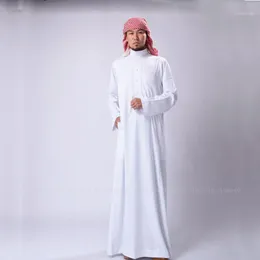 uomini Abaya Arabia Saudita tradizionale abito lungo musulmano abito Jubba Thobe camicetta araba abito abbigliamento islamico
