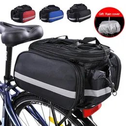 MTB велосипедная сумка задняя стойка велосипедная багажник Lage Pannier задний сидений двухсторонняя езда на велосипеде 10-27 л.