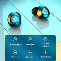 Tomurcuklar için kablosuz şarj ile dijital LED ekran artı R185 Kulaklık Auriculares Bluetooth Kulaklık Yüksek Ses Kalitesi 1 1wqu