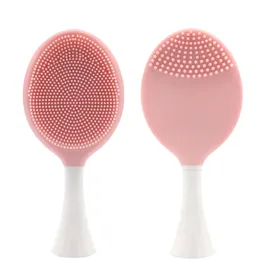 Facial Cleansing Brush Kompatibel med Sonic Electric Toandborste för djupt rengöring Ta bort blackhead Massage