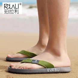 النعال Chanclas de Goma Para Hombre Zapatos Planos دي الخارجي Sandalias de Marca Color Negro Rojo Y Verde Parde Playa Verano 220308