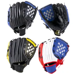 FDBRO 1 Piece Left Hand Baseball Glove PU Thickened Baseball Glove Children Youth Closed Basked Softball Gloves Sale Q0114