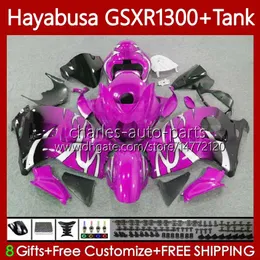 Carrozzeria per Suzuki Hayabusa GSXR 1300 CC GSX-R1300 GSXR-1300 Rose Pink 96-07 74No.62 1300CC GSXR1300 96 97 98 99 00 01 GSX R1300 2002 2003 2004 2005 2006 2007 Fairing