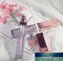 10/30 / 50 sztuk Wysoka klasa Rose Gold Lip Gloss Butelka, Plastikowa Pusta Kosmetyczna Rura Refillable Oil, butelka do przechowywania szminki cieczy