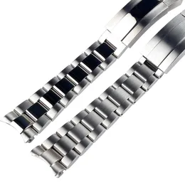 20mm Stainless Steel Watchband Intermediate Polishig New Menes Watches Band Strap Bracelet for Submariner Gmt