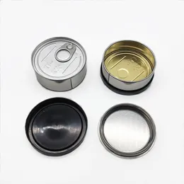 Multifunctional Empty tin Packing box 66*27mm,73*23mm Cali pressitin tuna Can 3.5g for dry herb flower packaging