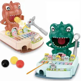 Children Light Music Whac-A-Mole Toys Multifunctional Play Hit Hammering Game Educational Interactive Toys Christmas Gift G1224