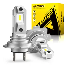 Autoscheinwerfer Auxito 2 stücke 12000lm csp chip LED Head Light H7 Fanless Wireless Mini Design für Scheinwerfer Scheinwerfer Nebelscheinwerfer 6500k Weiß 12V